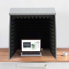 60*60*60cm Sound-Dampening Cover, Mini Recording Booth, Desktop Soundproof Cover