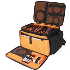 AKOZLIN Cable File Bag DJ Gig Bag Cord Organizer Case with Detachable Divider…