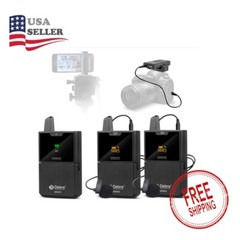 Debra DV02 UHF Wireless Lavalier Microphone with Remote Real-time Monitor V8221