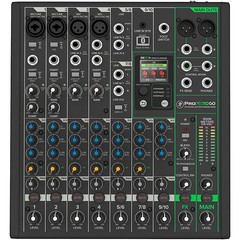 Mackie ProFX10 GO 10Channel BatteryPowered Analog Mixer Refurbished