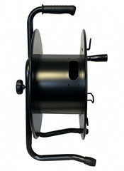 Audio2000’S BLANK Ethernet Heavy Duty XL Portable Cable Snake Reel Black Metal D
