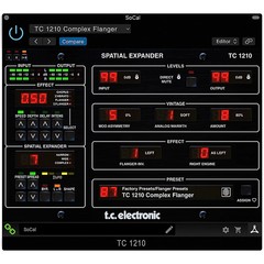 TC Electronic TC1210DT Desktopcntrlled Spatial Expander,Stereo Flanger Plugin