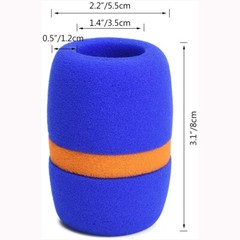 10 Pack Assorted Colors Microphone Windscreen Foam Mic Cover for Shure Wireless
