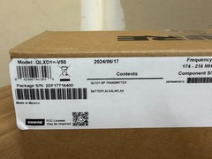 Shure QLXD1=-V50 Bodypack Transmitter for use with QLX-D Digital Wireless