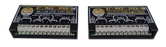 Lot of 2x Radio Design Labs ST-MX2 Stick on Mic Line Level Audio Mixers