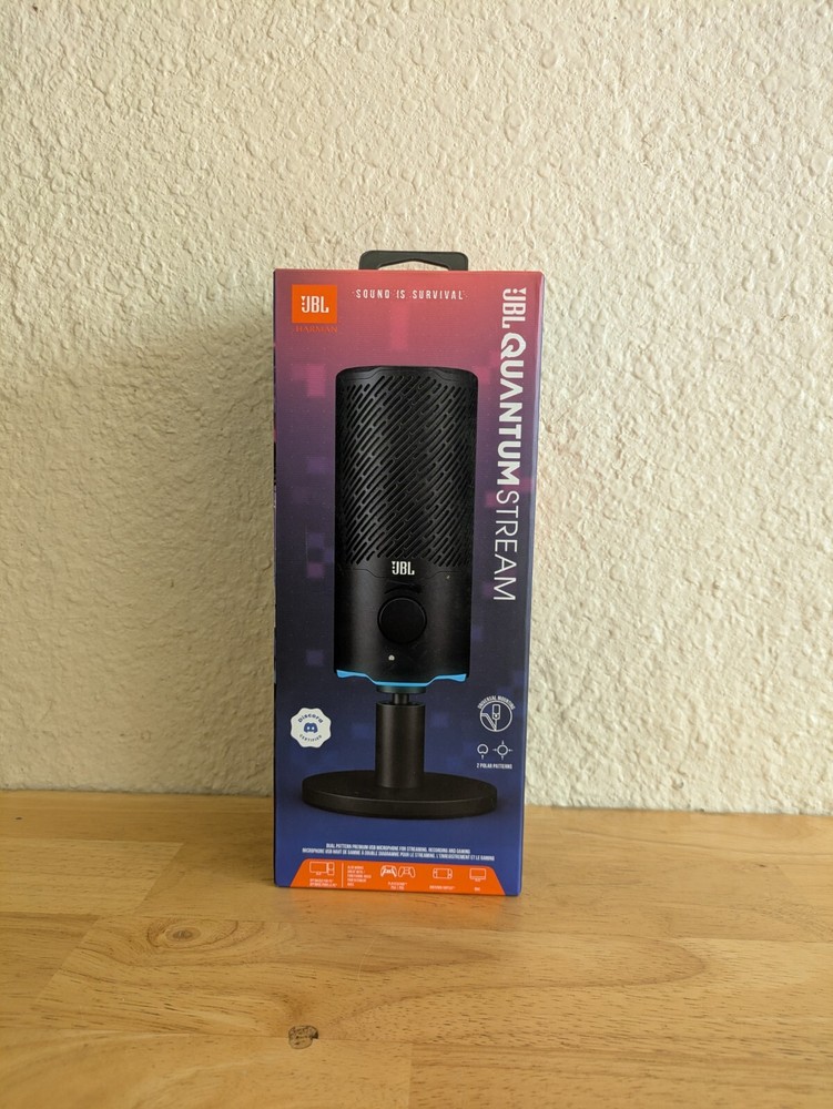 JBL QUANTUM Stream USB Microphone for Streaming, Recording, and Gaming