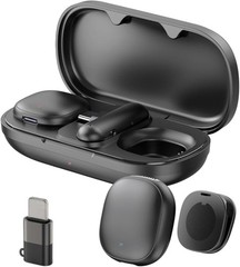 Notevox Wireless Lavalier Microphone AI Noise Canceling iPhone Android