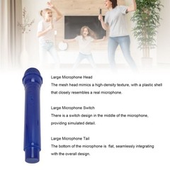 Kids Pretend Microphon Microphone Prop Safe For Photography For Singing Speaking