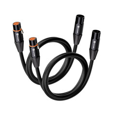 0.3M/1.2M XLR Cable Male to Female 2 Pack Cannon Balanced Cable for ZA3 ZD3 ZP3