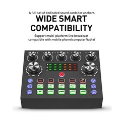 USB Interface External Sound Card Live Broadcas Microphone Audio Card Equipment