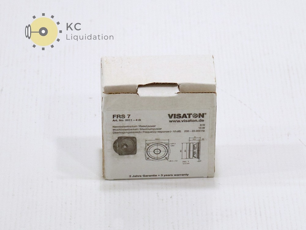 Visaton FRS 7 Full Range Speaker – New