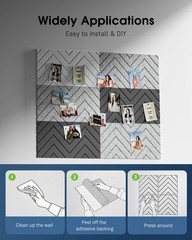 Sound Proof Foam Panels for Walls, 12 Pack Self-Adhesive Acoustic Panels, 12″…