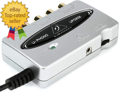 U-PHONE UFO202 Audiophile Usb/Audio Interface with Built-In Phono Preamp
