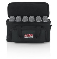 Gator Cases GM-12B Padded Bag for 12 Microphones, Cables, and Accessories