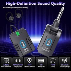 JOYO Wireless in Ear Monitor System 2.4G Auto Pairing Stereo Transmitter (JW-07)