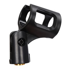 4 Pcs Universal 180° Microphone Clips Clamp Holder For Wired/ Wireless Mic Stand