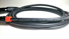 6ft XLR to 1/4″ TRS Balanced Patch Cable With Gold Plated Connector