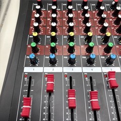 Fulode 8 Channel Bluetooth Studio Audio Mixer Live Sound Mixing Needs Power Cord