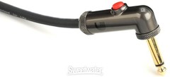 D’Addario PW-AGLRA-10 Circuit Breaker Latching Cut-Off Switch Cable – 10′ Right