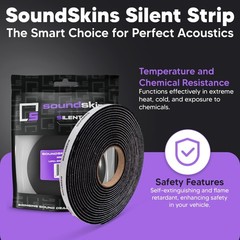 Soundskins Silent Insulation Strip Sound Deadening Closed Cell Acoustic Foam …
