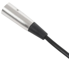 XLR 3-Pin Male To 1/4″ Plug TS Microphone Mono Cable Unbalanced Shielded Audio