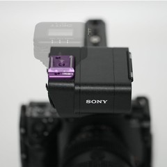FOMOZER XLR Mic Handle Grip for Sony FX3/FX2/FX30 w/ Cold Shoe