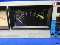 McCurdy ATS-100 Audio Test Set Dual Channel VU PPM Phase Meter OK, NO VU Lights