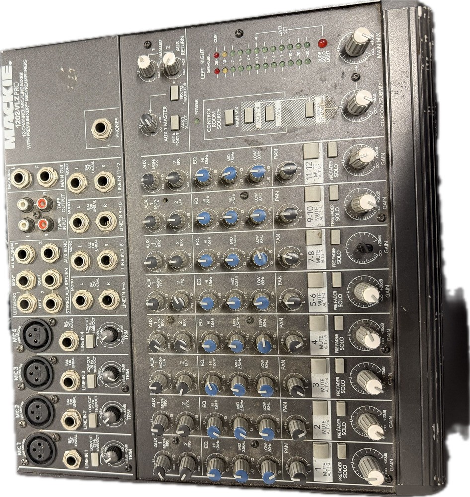 Mackie 1202-VLZ PRO 12-Channel Mic/Line Audio Mixer Mixing Console