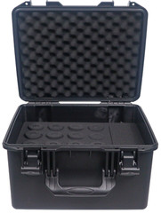 ProX XM-1216MIC UltronX Watertight Hard Microphone Case Holds 16 Handheld Mics