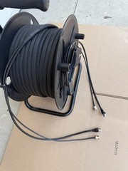 200FT 2 ChannelCAT6 Shielded + SDI BNC Male4505R 12G 4K UHD Snake Digital onReel
