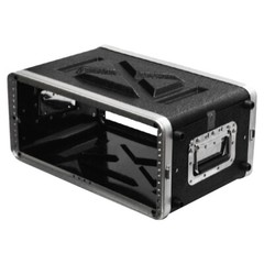 Lightweight 4 Space Mid-Size ABS Rack Case – 4U PA DJ Medium Depth Rack Case