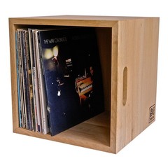 Musicbox Designs – LP Storage Box (65) Natural Oak