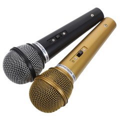 2Pcs Durable Plastic Microphone Props for Kids Creative Performance and Play