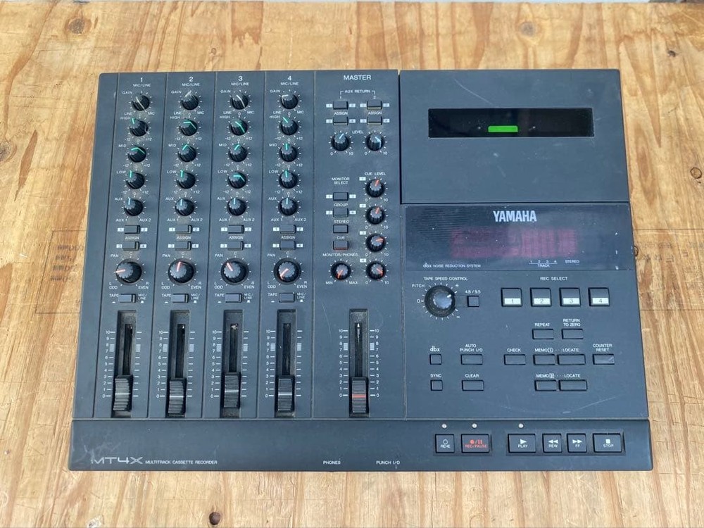 YAMAHA MT4X 4 Track Cassette Recorder Multitrack Portastudio Audio Mixer