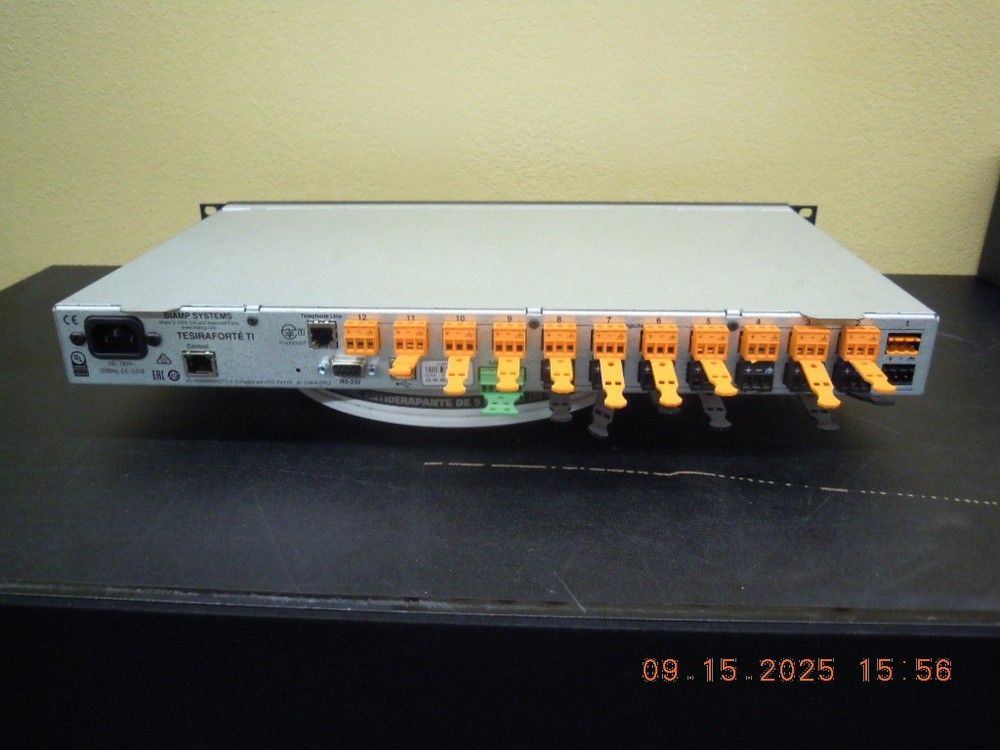 BIAMP Tesira Forte TI Digital Audio Signal Processor w/ 12-Input & 8-Output