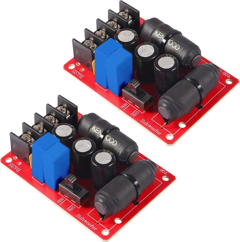 2pcs 200W Pure Bass Subwoofer Crossover Second-Order Frequency