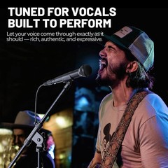 Dynamic Vocal Microphone, Cardioid Microphone with ON/Off Switch, 16.4 ft XLR