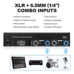 Dual Channel 31-Band Graphic Stereo EQ for Home Audio and DJ Sound