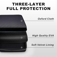 Hard Case for 12-Channel Mixer, Travel Carrying Bag, Protective Storage Case