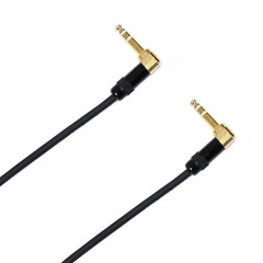 Audio2000’s C25025P2 25 Feet 1/4″ TRS Right Angle to Right Angle Cable (2 Pack)