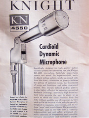 Vintage RARE 1950’s Knight 4550 Dynamic microphone Electro Voice 664 w stand # 1