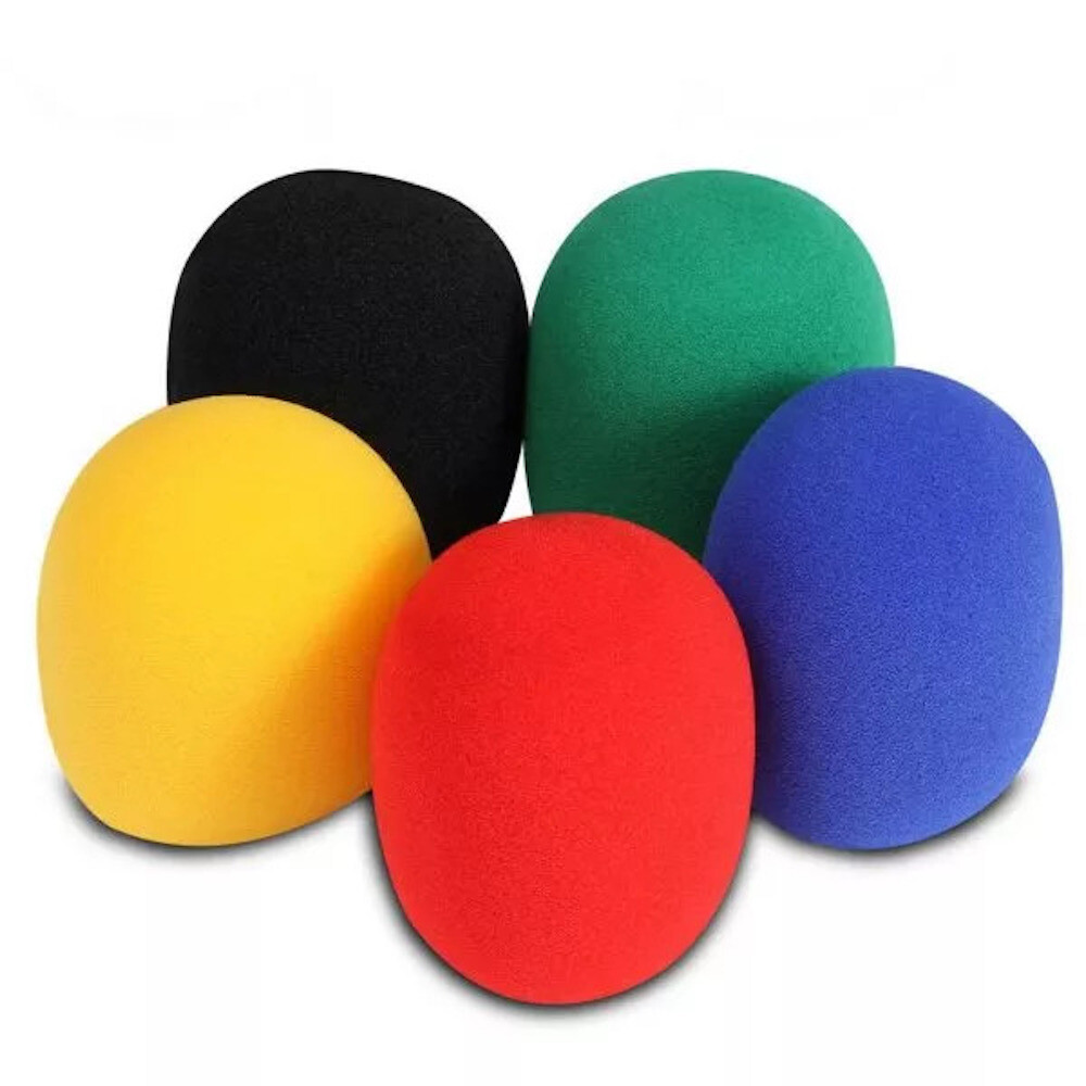 On-Stage Windscreen Pack – 5 Pack (Red,Yellow,Green,Blue,Black)