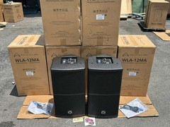 (6) Wharfedale WLA-12MA, 12-Inches Active Monitor Loudspeaker 1500W #6194 (THS)