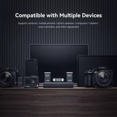 SmallRig Forevala W60 Wireless Lavalier Microphone 2 Transmiiters and 1 Receiver