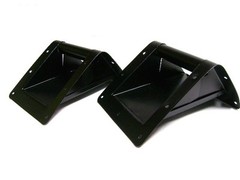 (2) Two Black Metal Corner Bar Handles 90° – 6″x 4″ / 160 X 110 mm
