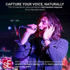 SE ELECTRONICS V7 Dynamic Microphone for Singing, Speech & Studio Recording