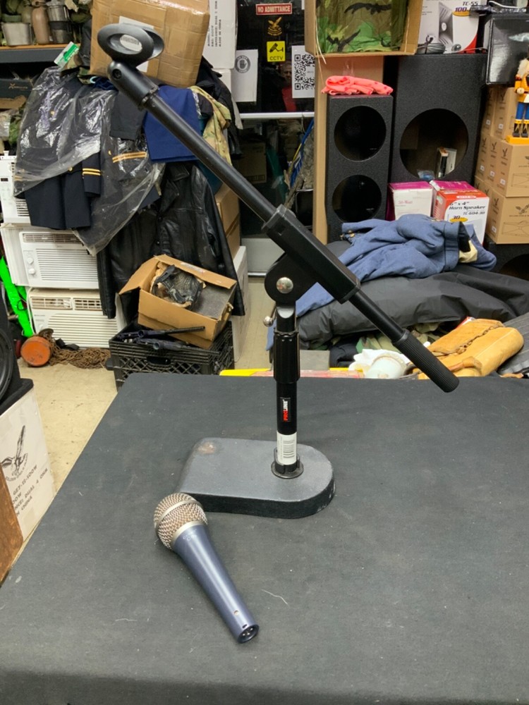 Proline MS112 Desktop Boom Mic Stand w/ Cobalt CO2 Mic