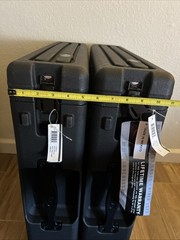 (2) SKB 1SKB-R2U 2U Space Roto Molded Rack w/ Twist Latches & Heavy Duty Handles
