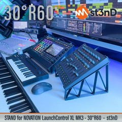 STAND for NOVATION LAUNCH CONTROL XL Mk3 – 30° Raised 60mm