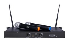GTD Audio 2×800 Channel UHF Diversity Wireless Microphone Mic System 733H